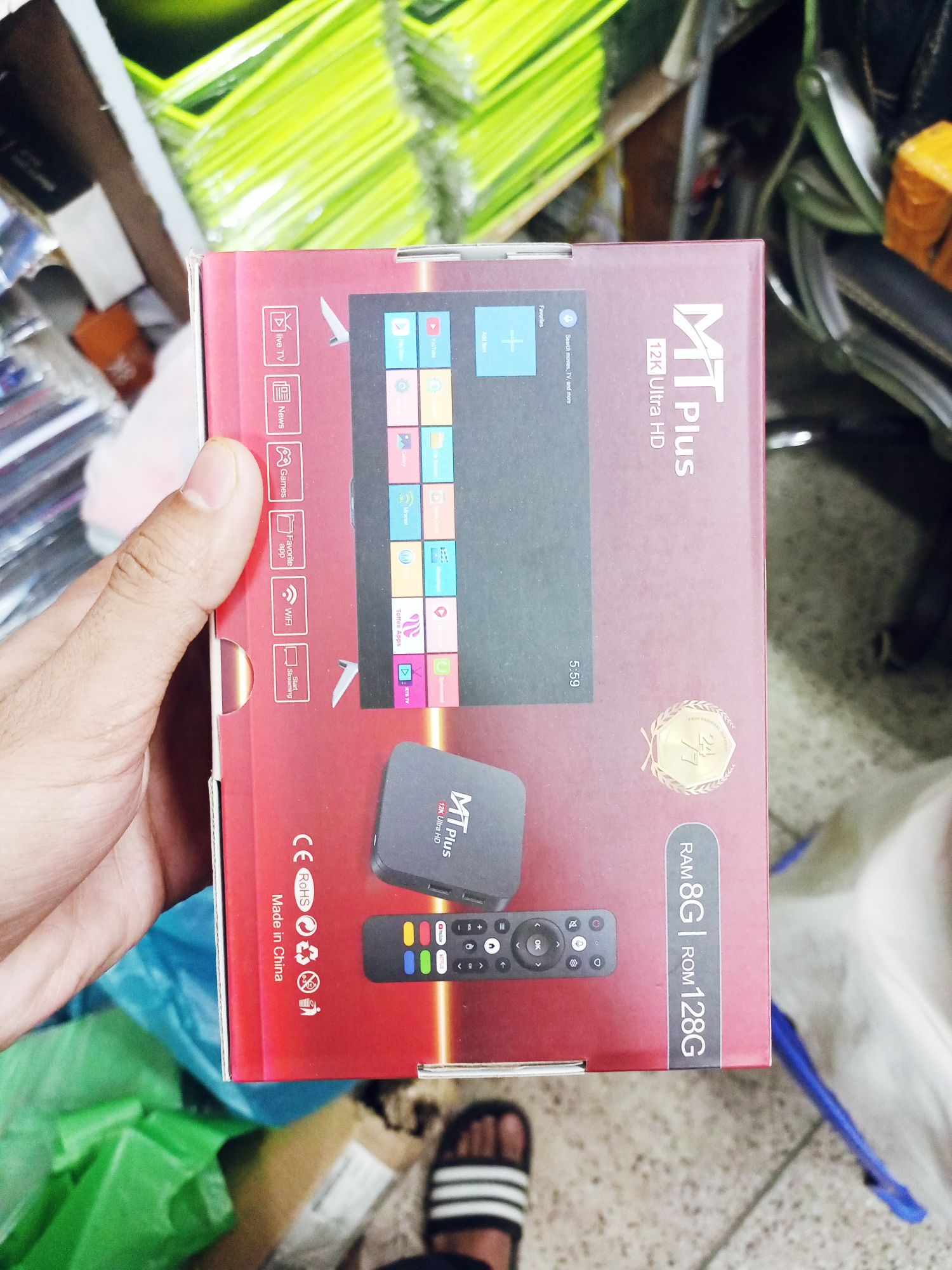 Picture of Crystal Cable 3.5mm to RCA Cable 2RCA to AUX Cord 2-RCA to 3.5mm Adapter Stereo Audio Y-Cable - Multicolor