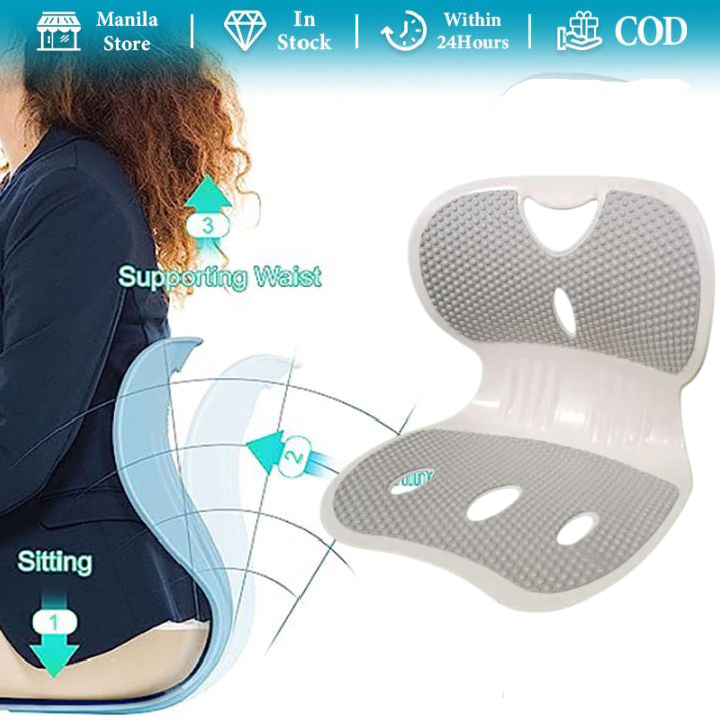 Picture of Ergonomic Waist Back Support Chair | Lumbar Support for Office & Home | Spine Pain Relief Seat