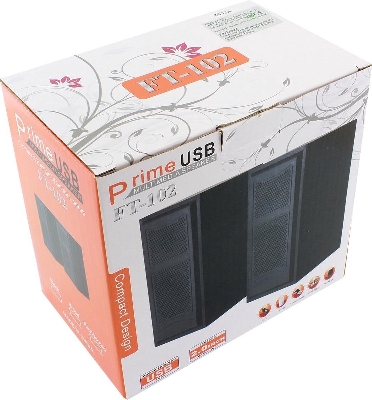 Picture of FT-102 Wooden Computer Speaker | USB Powered Multimedia Speaker | Deep Bass Stereo Sound