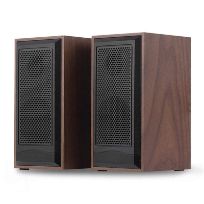 Picture of FT-102 Wooden Computer Speaker | USB Powered Multimedia Speaker | Deep Bass Stereo Sound