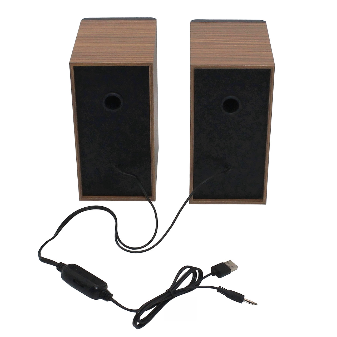 Picture of FT-102 Wooden Computer Speaker | USB Powered Multimedia Speaker | Deep Bass Stereo Sound