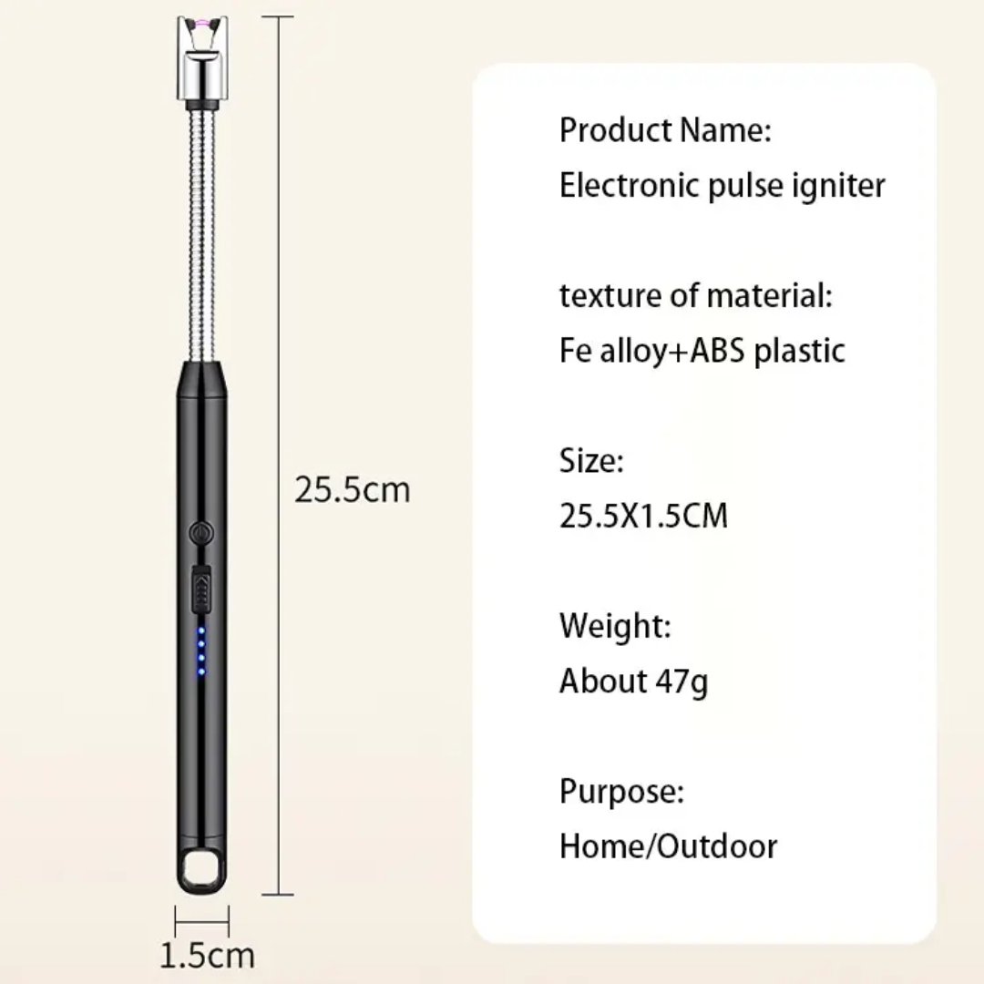 Picture of Kitchen Rechargeable Arc Lighter | USB Electric Flame Lighter | Windproof & Safety Ignition