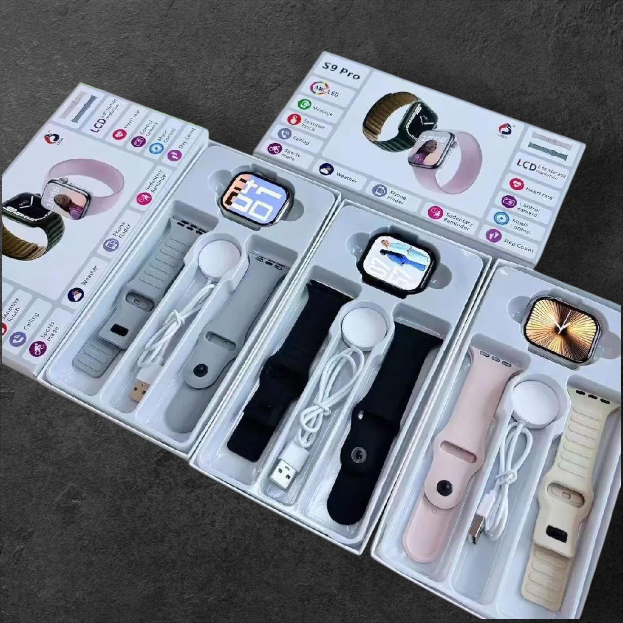 Picture of S9 Pro Smart Watch | Bluetooth Calling | Heart Rate & BP Monitor | Full Touch Display