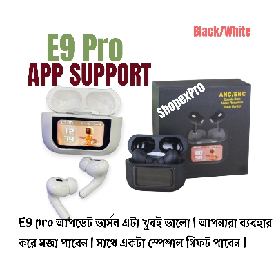 Picture of E9 Pro AirPods Touch with LED Display (ANC & ENC Apps Supported)