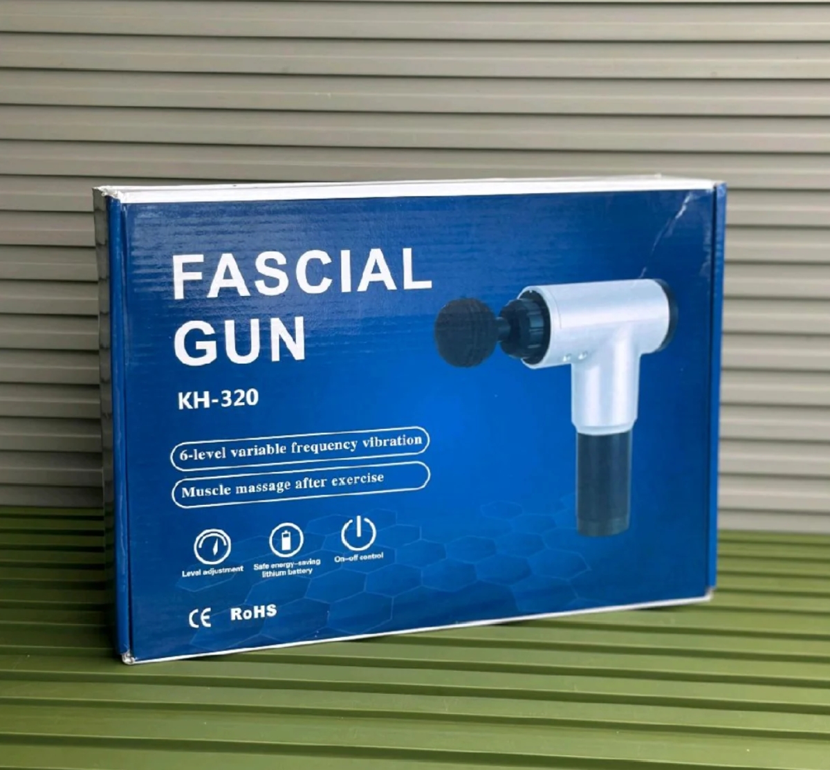 Picture of KH-320 Fascia Massage Gun | Deep Tissue Muscle Massager | 6 Speed Vibration | Body Pain Relief & Muscle Recovery