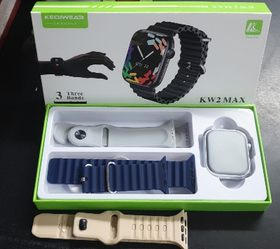 Picture of KW2 Max Smartwatch With 3 Bracelets – 49mm