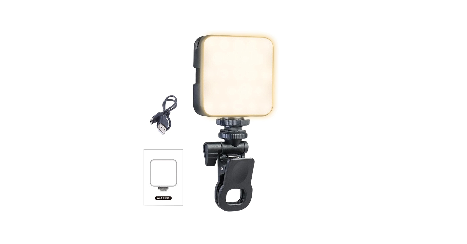 Picture of M-88 Mini LED Camera Light 5W | Clip Mount | Adjustable Warm & White Light