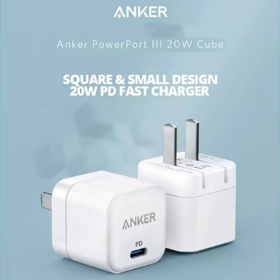 Picture of Anker Nano 20W USB-C Fast Charger for iPhone 11-14 Pro | PowerPort III | PIQ 3.0