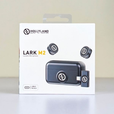 Picture of Hollyland Lark M2 Wireless Lavalier Microphone with Noise Cancelling | Professional Recording Mic