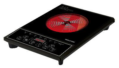 Picture of Walton Heat Master Elite Infrared Cooker - 2000 Watt  (Black) Adjustable and Touch Screen Panel, Rapid Heating and Faster Cooking time