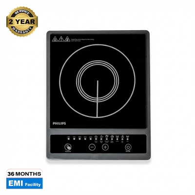 Picture of Philips HD4944 Induction Cooker 1000-Series – 1500W| Designed for fast, Energy-efficient, and safe cooking, 8 Preset Cooking Menus, Advanced Heating Technology