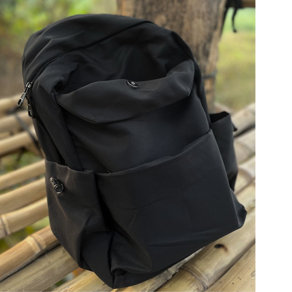 Picture of Minimalist Black Backpack for Every Day Hustle
