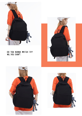 Picture of Minimalist Black Backpack for Every Day Hustle