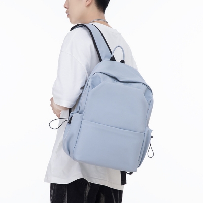 Picture of Minimalist Black Backpack for Every Day Hustle - light blue