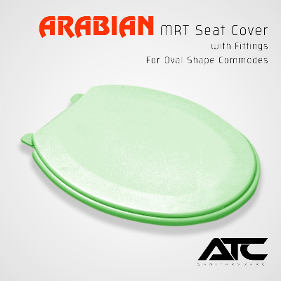 Picture of Oval shape Commode seat cover, , water closet seat for RAK, STILLA, ROSA, CHARU (Standard Quality)