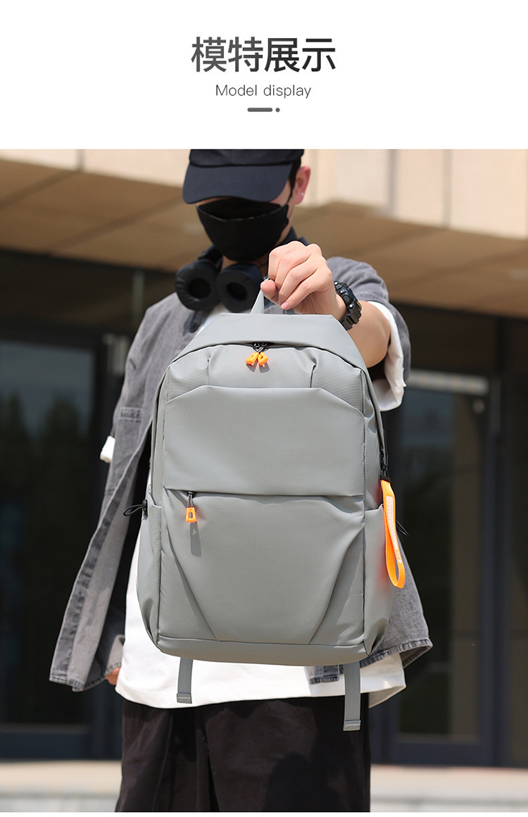 Picture of Men's Waterproof Trendy Nylon Commuting Backpack