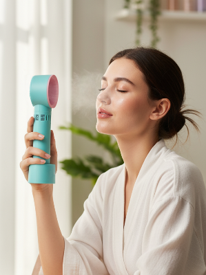 Picture of Proton Mini Fan – AirDior, Portable USB Rechargeable Bladeless Mini Fan/Handheld Cooling Dryer, Essential Eyelash Extension Supplies 