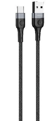 Picture of Proton Fast Charging-USB Cable Spark A-C -1MNylon Braided  3A Cable 