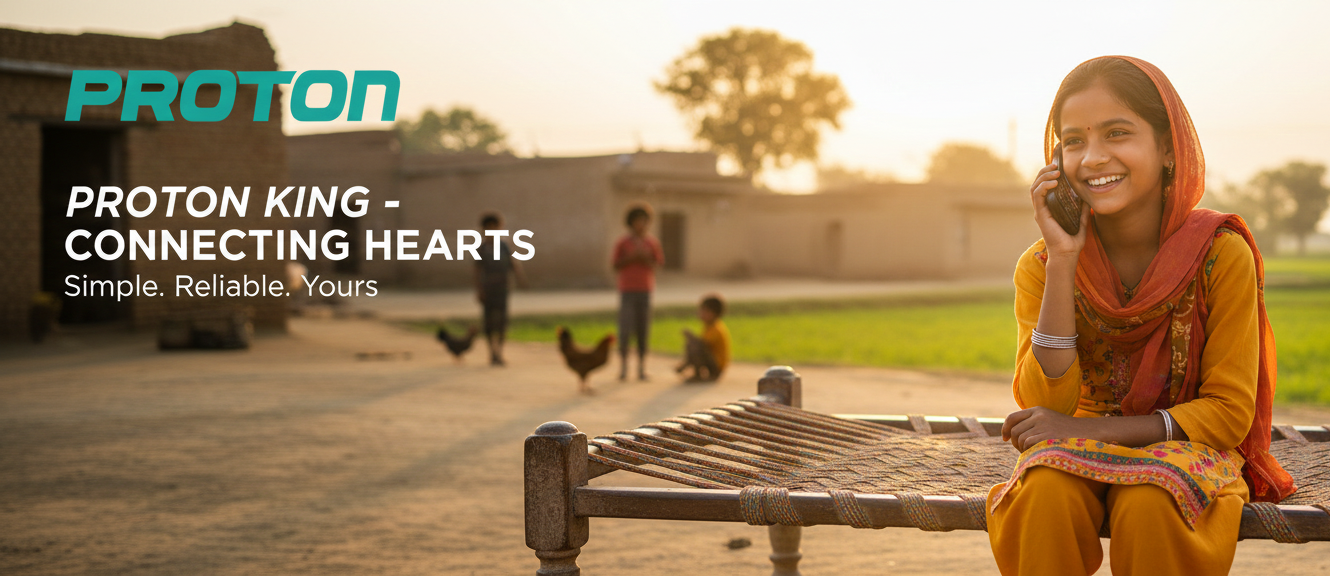 Picture of Proton King Dual Sim Feature Phone with Automatic Call Recorder  Digital Camera, Memory card Support upto 32GB and 1000 mAh long lasting Battery 