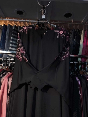 Picture of Embroidery Abaya Borka Cery