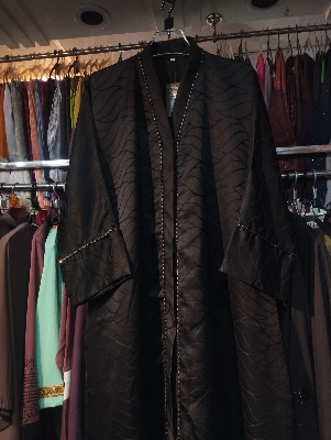 Picture of Turkey Print Burqa Jeket Borqa