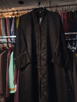 Picture of Turkey Print Burqa Jeket Borqa