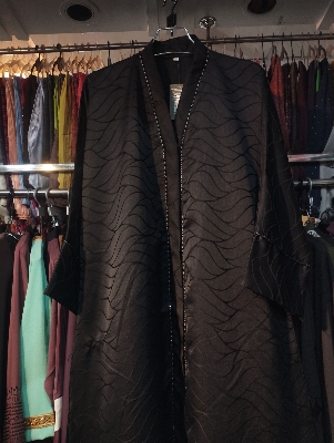 Picture of Turkey Print Burqa Jeket Borqa