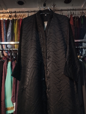 Picture of Turkey Print Burqa Jeket Borqa