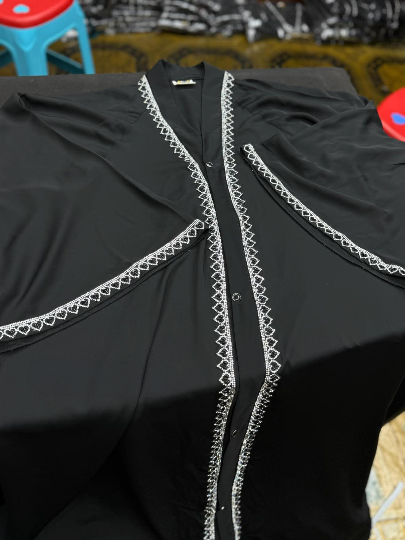 Picture of cerry embroidery 200+ gher abaya borka always  use and very comfortable