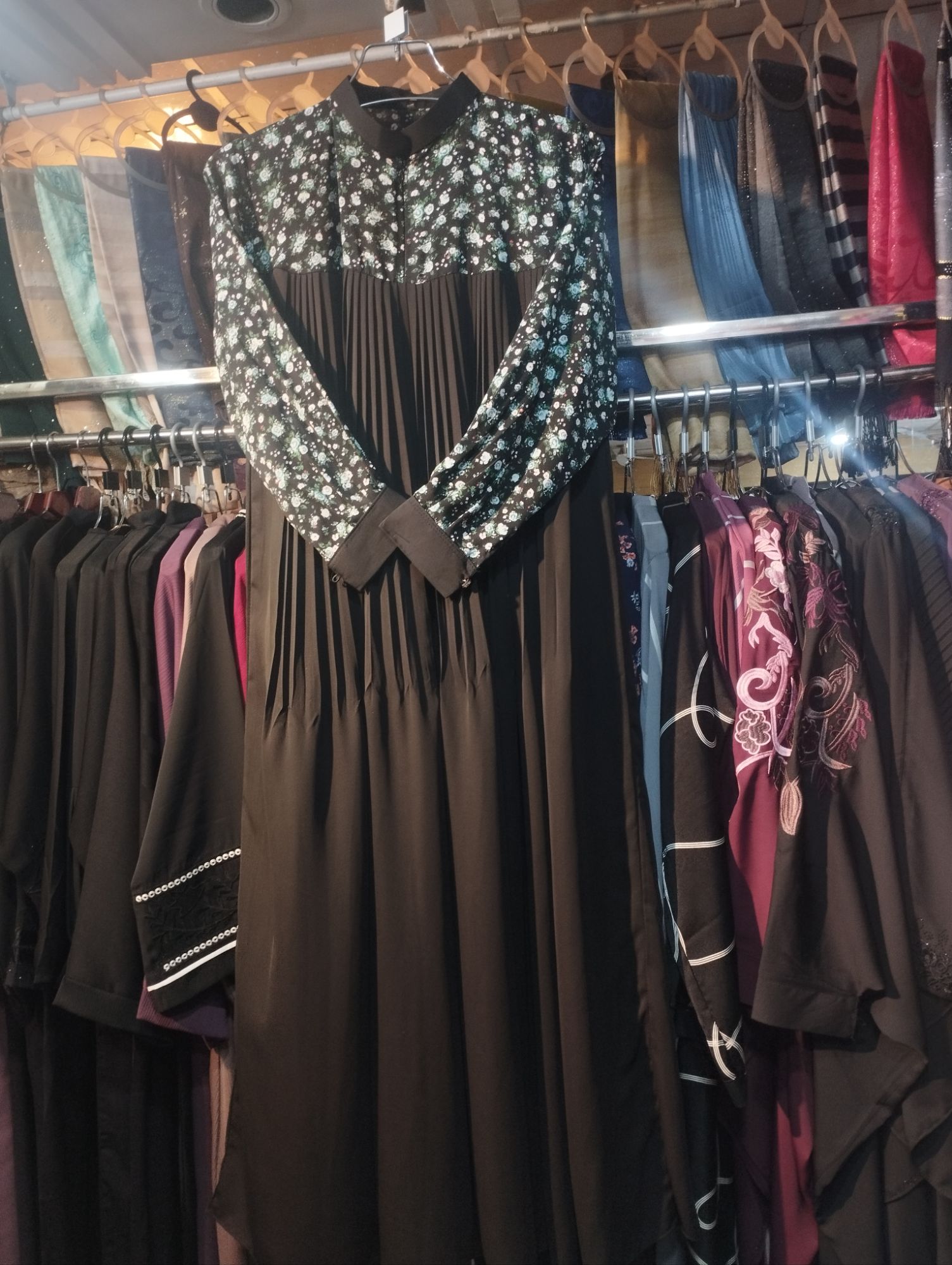 Picture of Cerry Print Borka Outerwear New Regular Fit