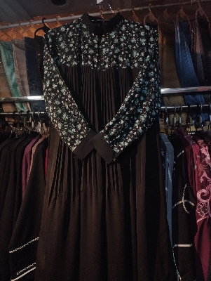 Picture of Cerry Print Borka Outerwear New Regular Fit