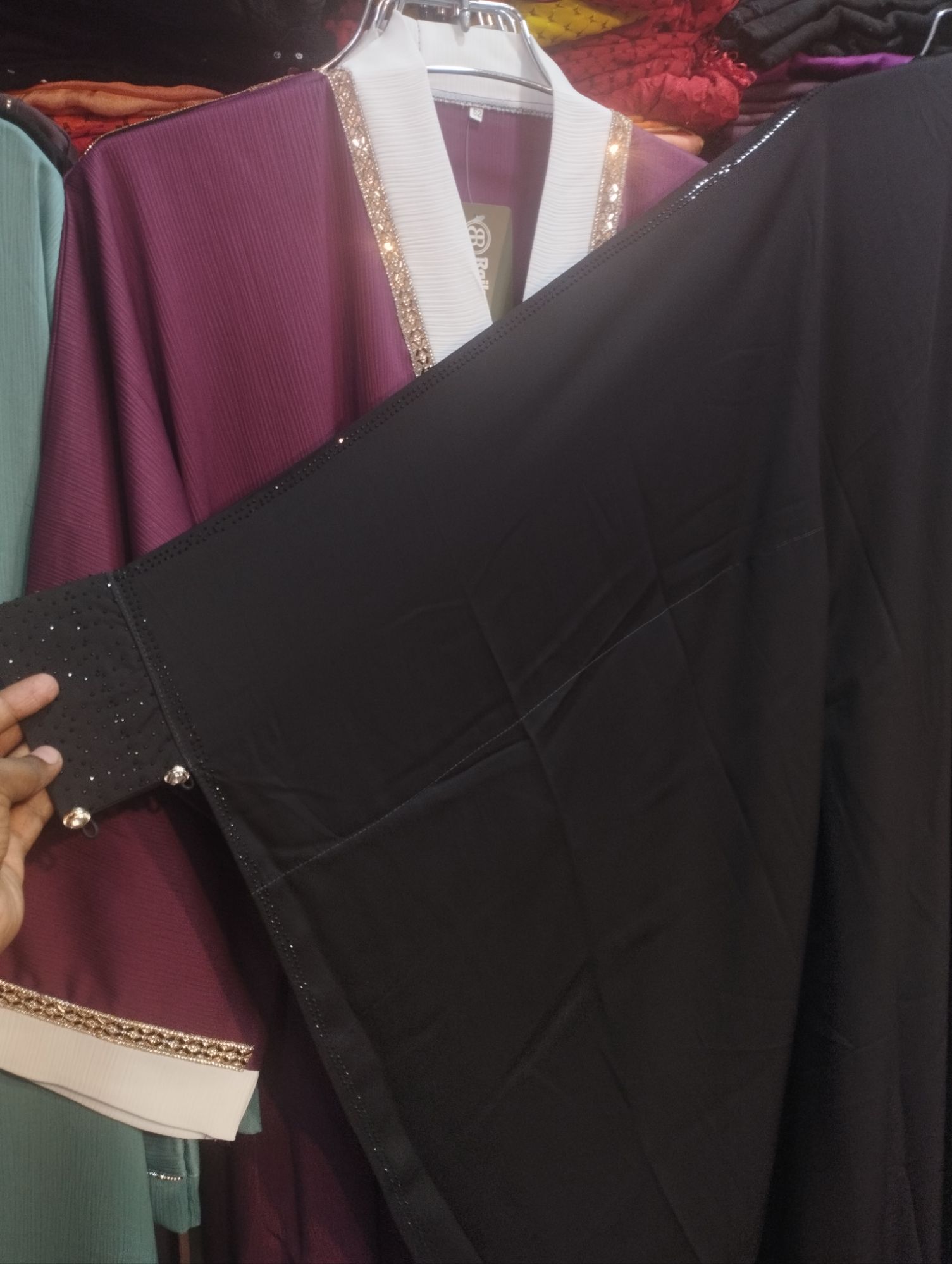 Picture of New exclusive  degin dobai cerry abaya borka