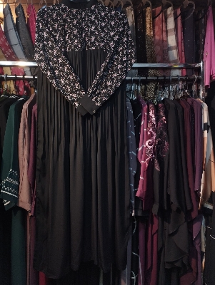 Picture of New degin dobai cerry print koce outer regular use borka