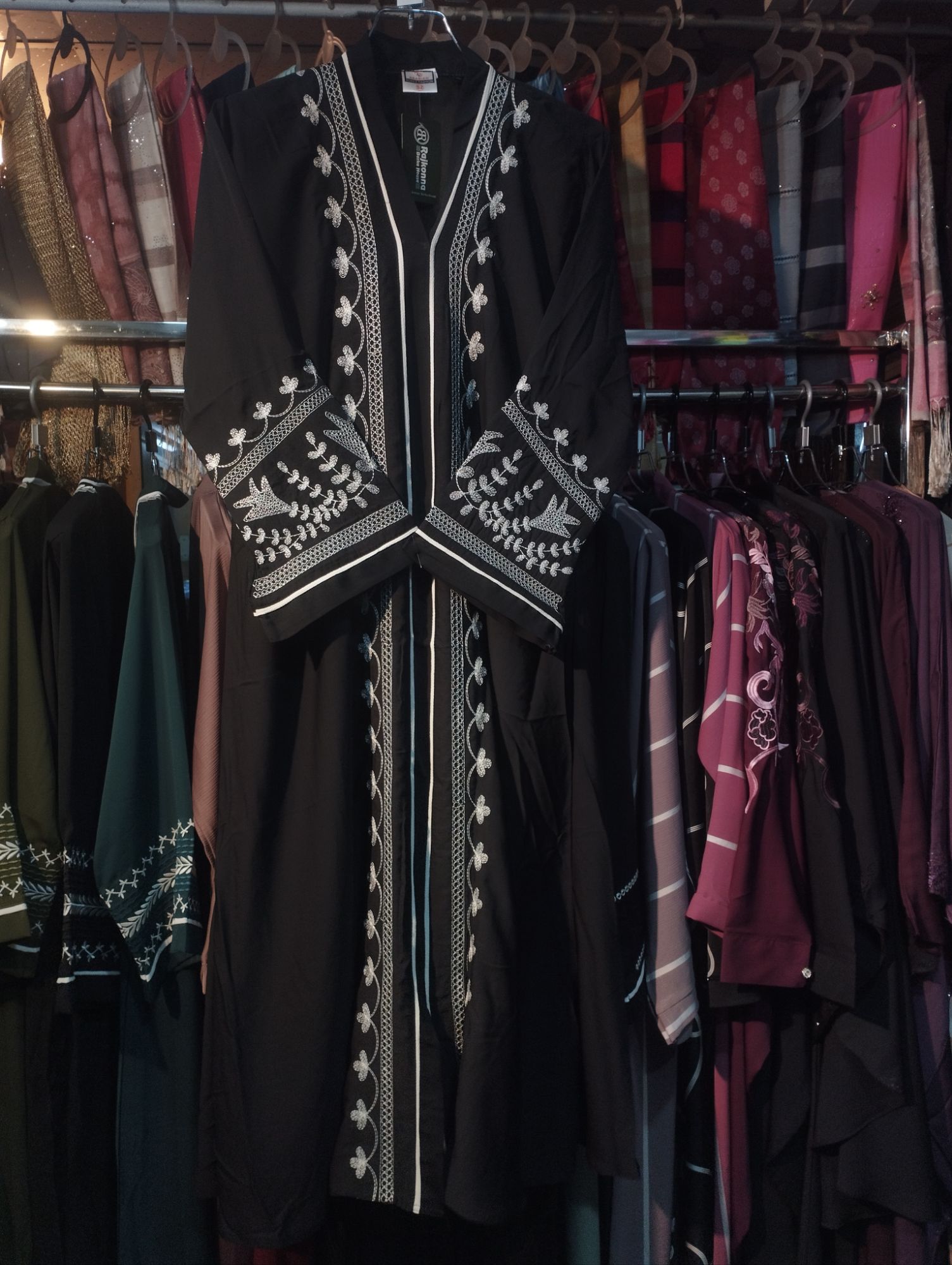 Picture of New degin dobai cerry premium  quality emboidary  borka