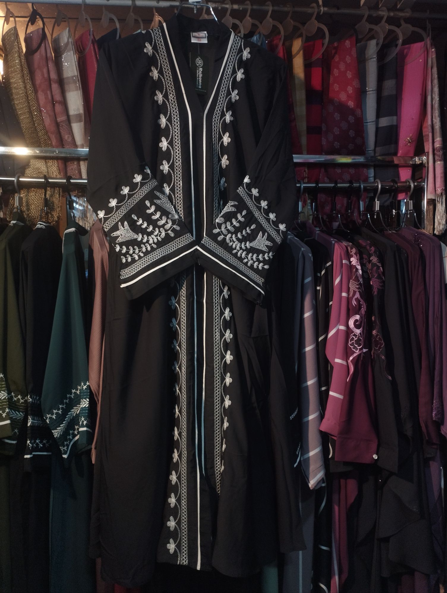 Picture of New degin dobai cerry premium  quality emboidary  borka