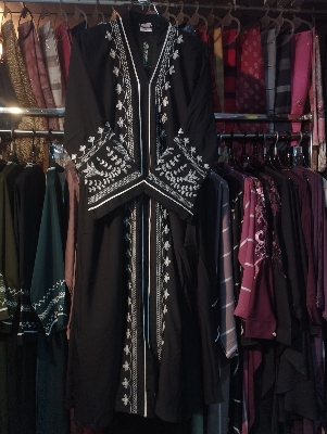 Picture of New degin dobai cerry premium  quality emboidary  borka