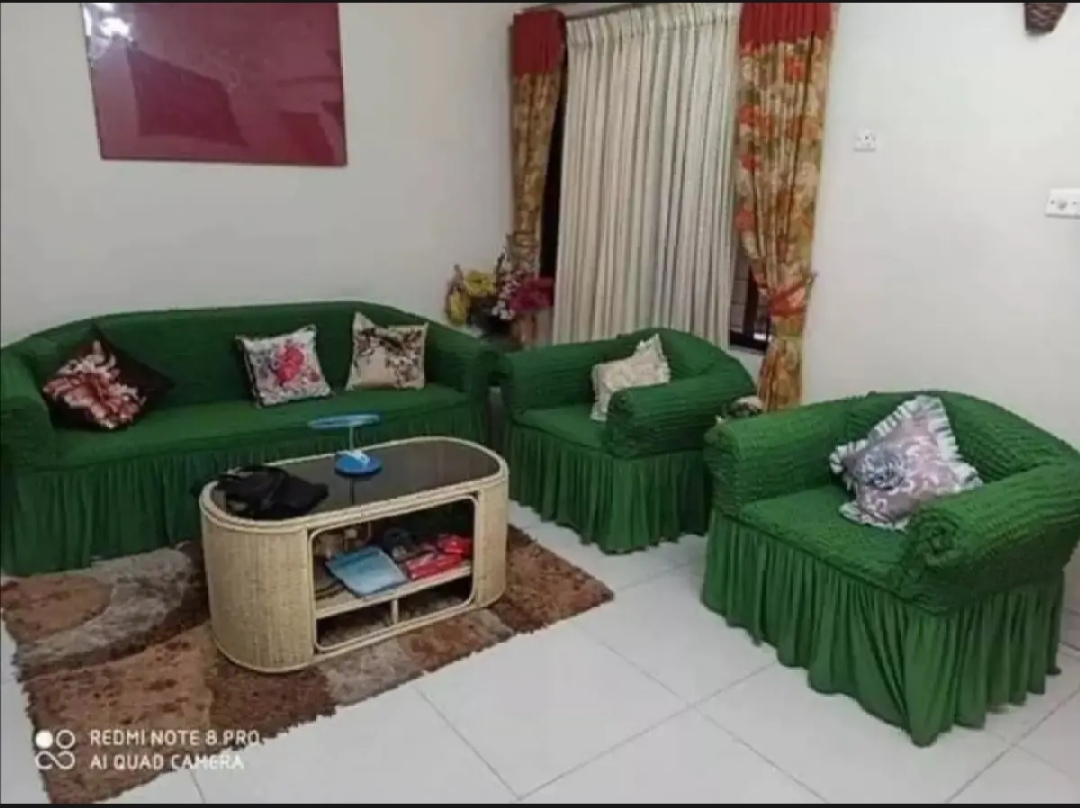 Picture of 3+1+1 seats spandex elastic sofa cover made in turkey