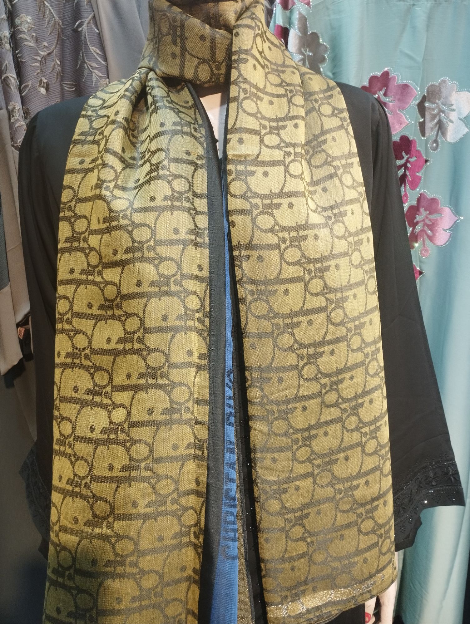 Picture of new design China high brand tissue Hijab