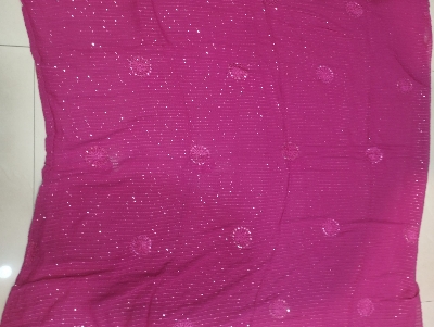 Picture of new design Indian Georgette sequence orna for women dupatta