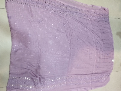 Picture of new design Indian Georgette sequence orna for women dupatta