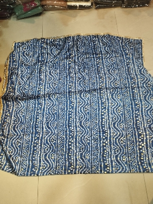 Picture of new design Indian silk multicolor orna for women dupatta