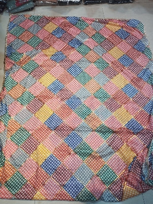 Picture of new design Indian silk multicolor orna for women dupatta