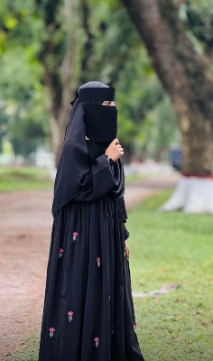 Picture of Borqa new degin dobai cerry embroidery borqa