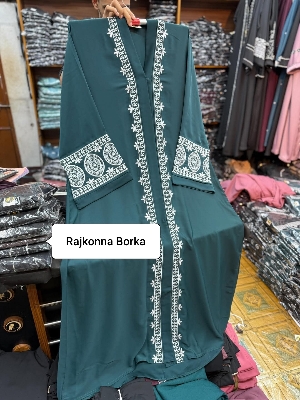 Picture of Borqa new degin dobai cerry embroidery borqa