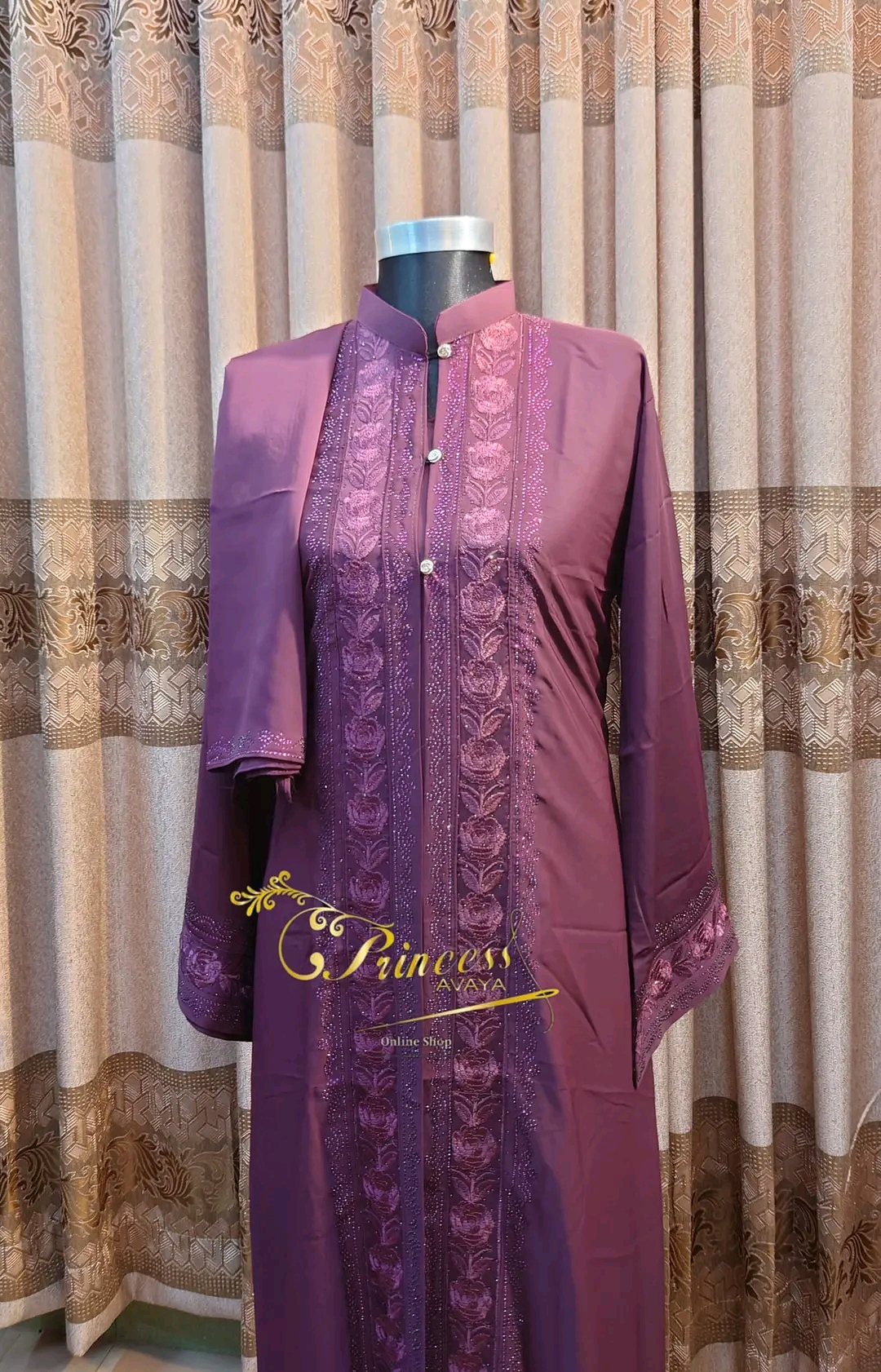 Picture of Dobai cerry 2 pat borka hegab shoho ful set