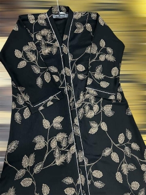 Picture of Dobai Zoom Print Borka - Fashionable Printed Borka Outerwear for Women