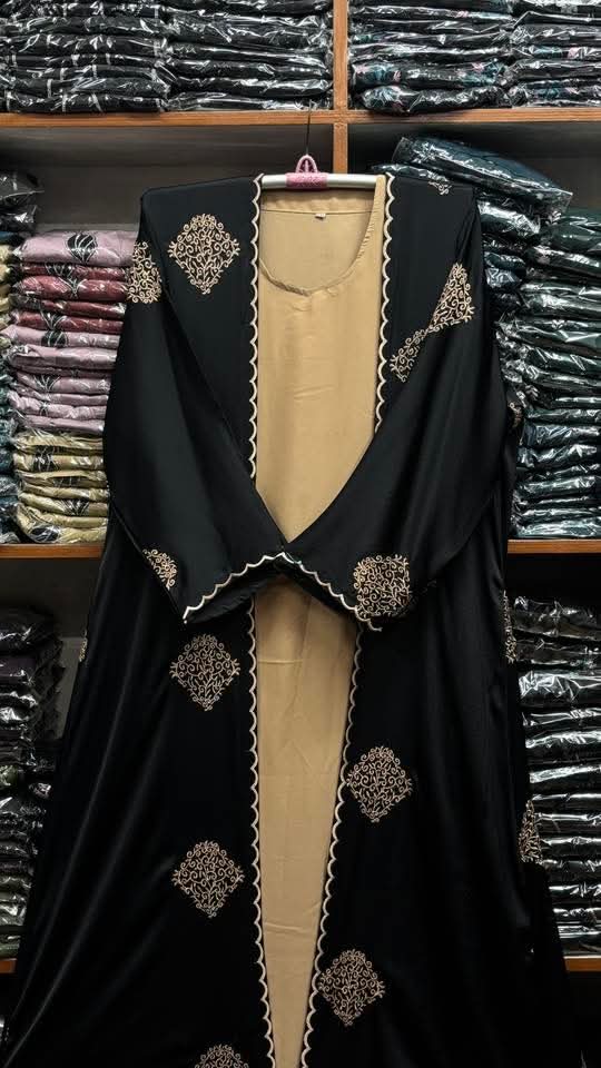 Picture of Borqa Dobai Zoom Emborary 2 Part Borqa