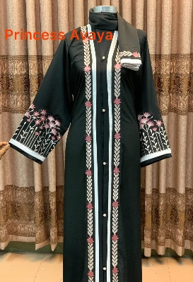 Picture of New degin dobai cerry embroidery premeum quality  borka