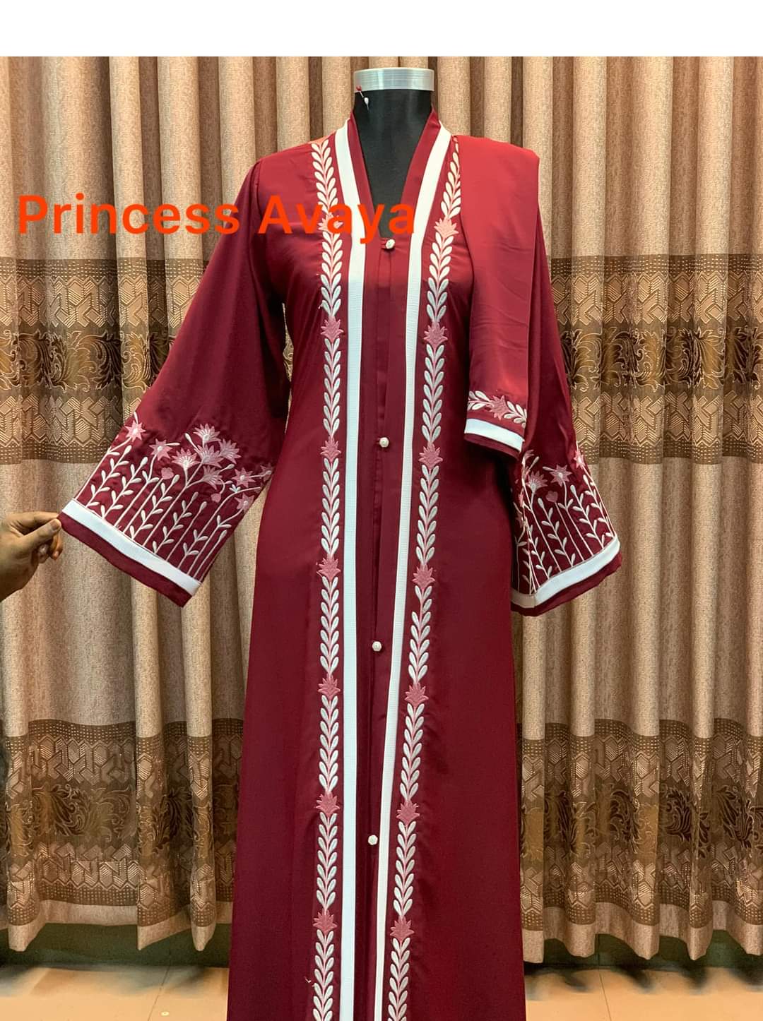 Picture of New degin dobai cerry embroidery premeum quality  borka