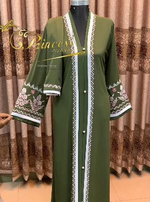 Picture of New degin dobai cerry embroidery premeum quality  borka